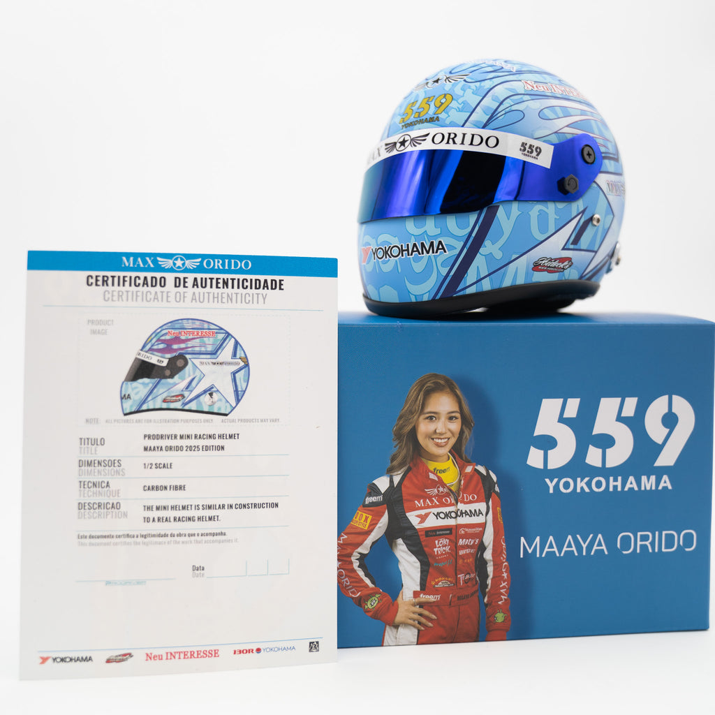 Maaya Orido Mini Helmet 1:2 Scale 2025 Edition (Carbon Fiber