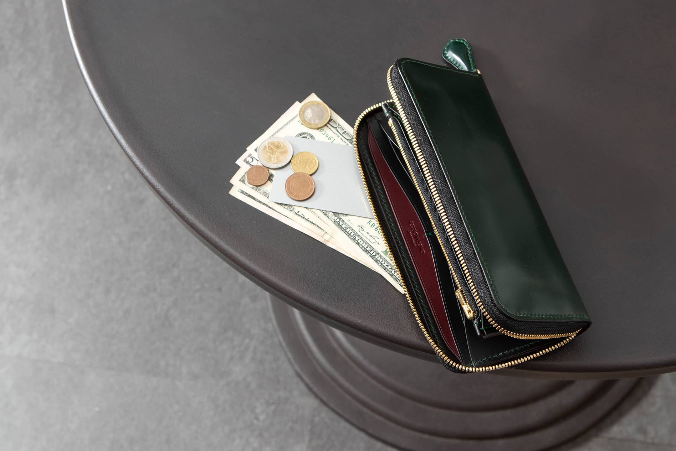 ラウンドファスナー財布・拘りの革小物 MLS（Mens Leather Store）