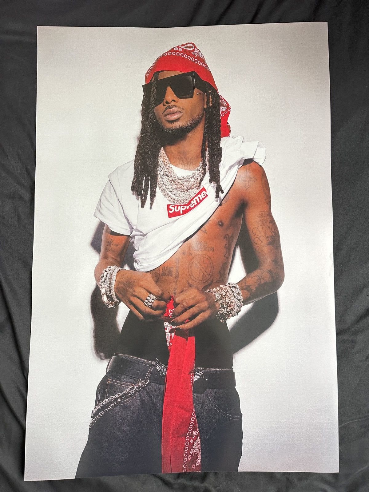 Supreme Supreme 2003 calendar by Terry Richardson with poster
