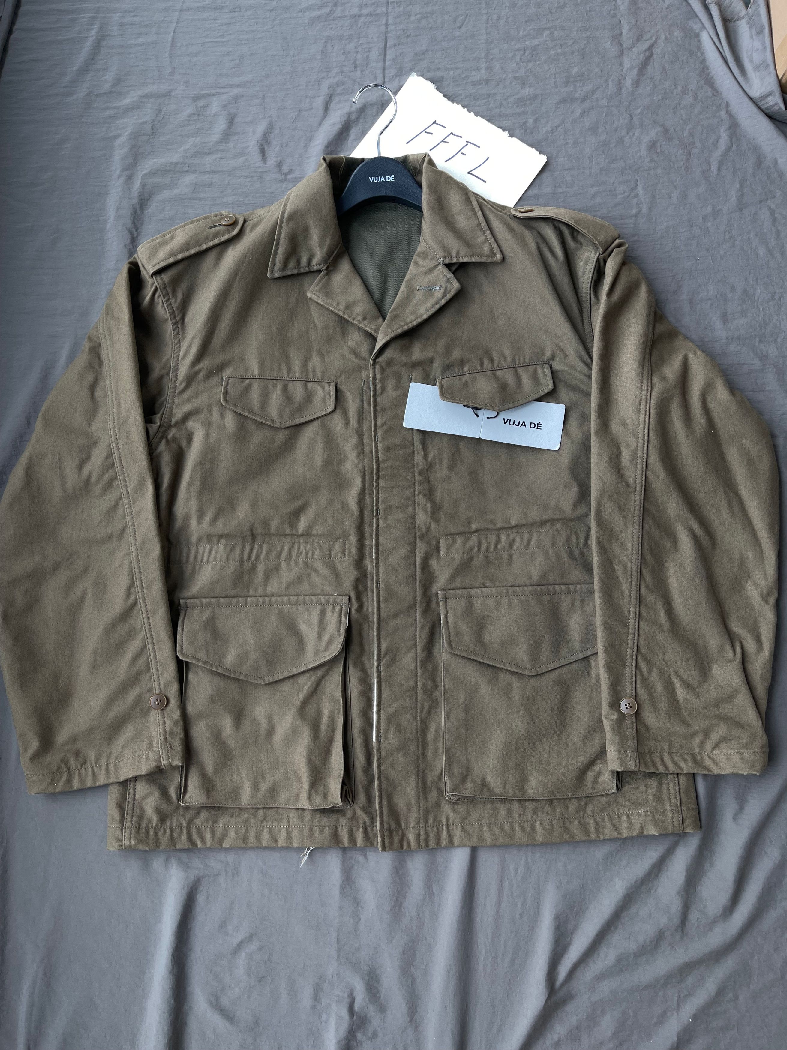 Vuja De Vuja De Nolan Misdirected Affix Jacket Brown Medium | Grailed