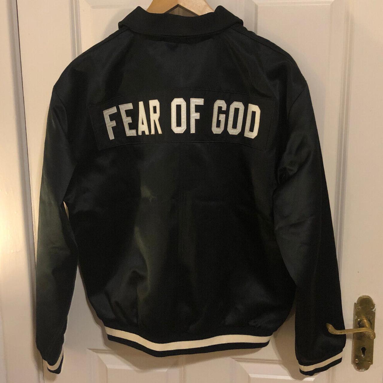Fear Of God RARE FIND Satin Half-Zip Coaches | Depop