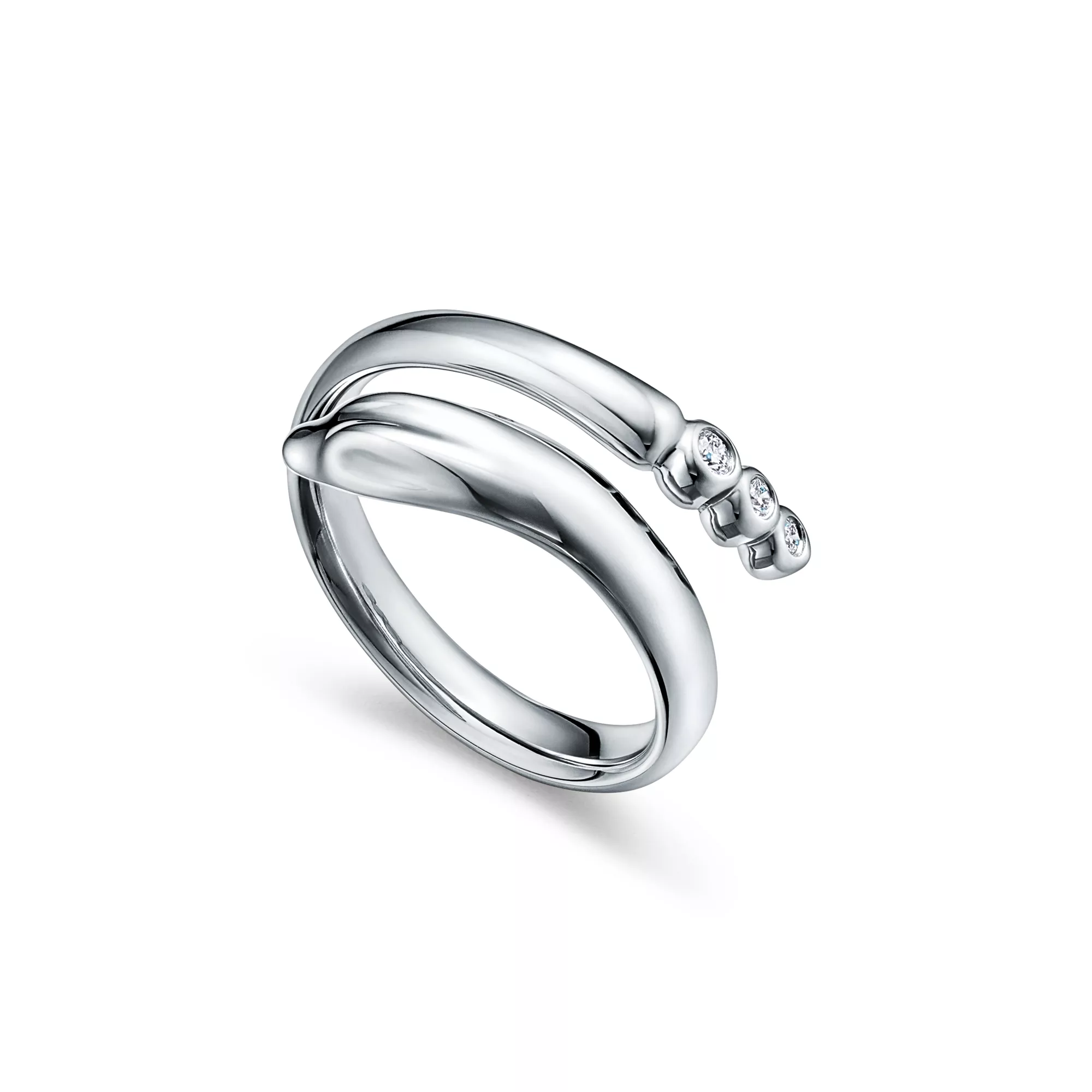 Elsa Peretti®:Snake Ring in Platinum | Tiffany & Co. US