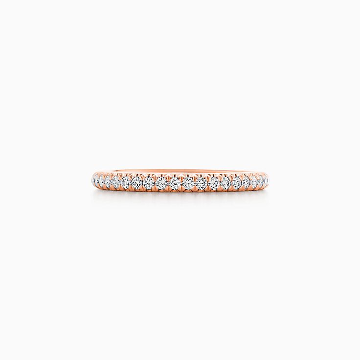 エタニティ リング ダイヤモンド ローズ ゴールド | Tiffany & Co.