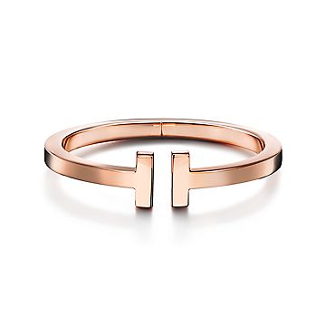 ティファニー T スクエア ブレスレット ローズゴールド | Tiffany & Co.