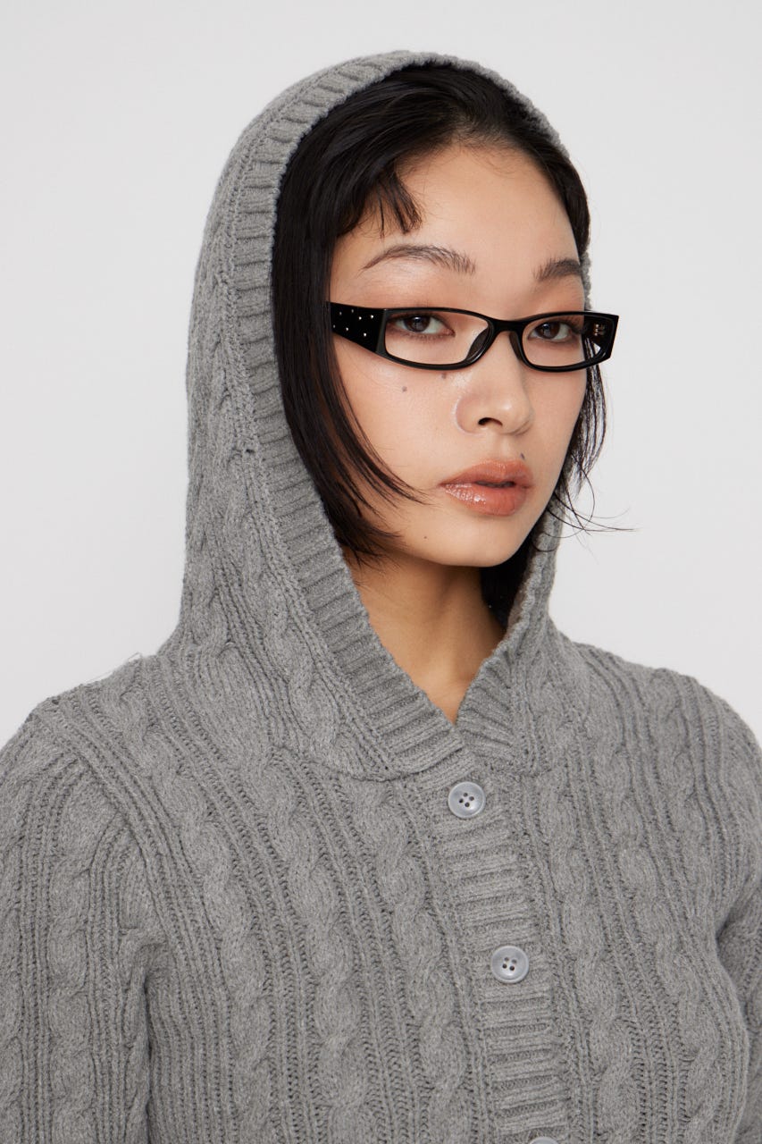 LAGUA GEM | HOODIE CABLE ロンパース (ワンピース(ミニ・ミディアム