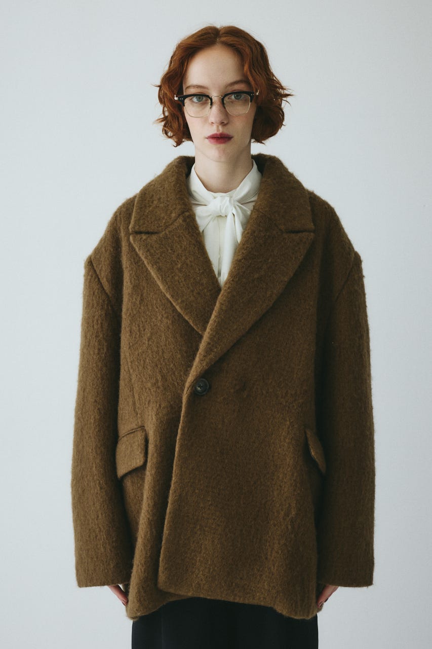 HeRIN.CYE | Shaggy big jacket (ジャケット ) |SHEL'TTER WEBSTORE