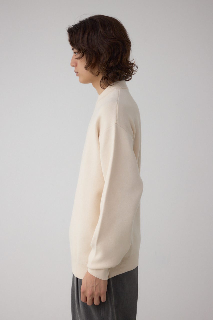AZUL BY MOUSSY | スムースニットモックネックトップス (ニット