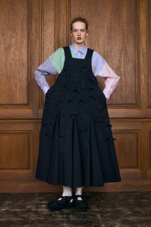 CHAIR-MOTIF KINIT CARDIGAN｜38｜D/NVY｜KNIT WEAR｜ENFÖLD OFFICIAL