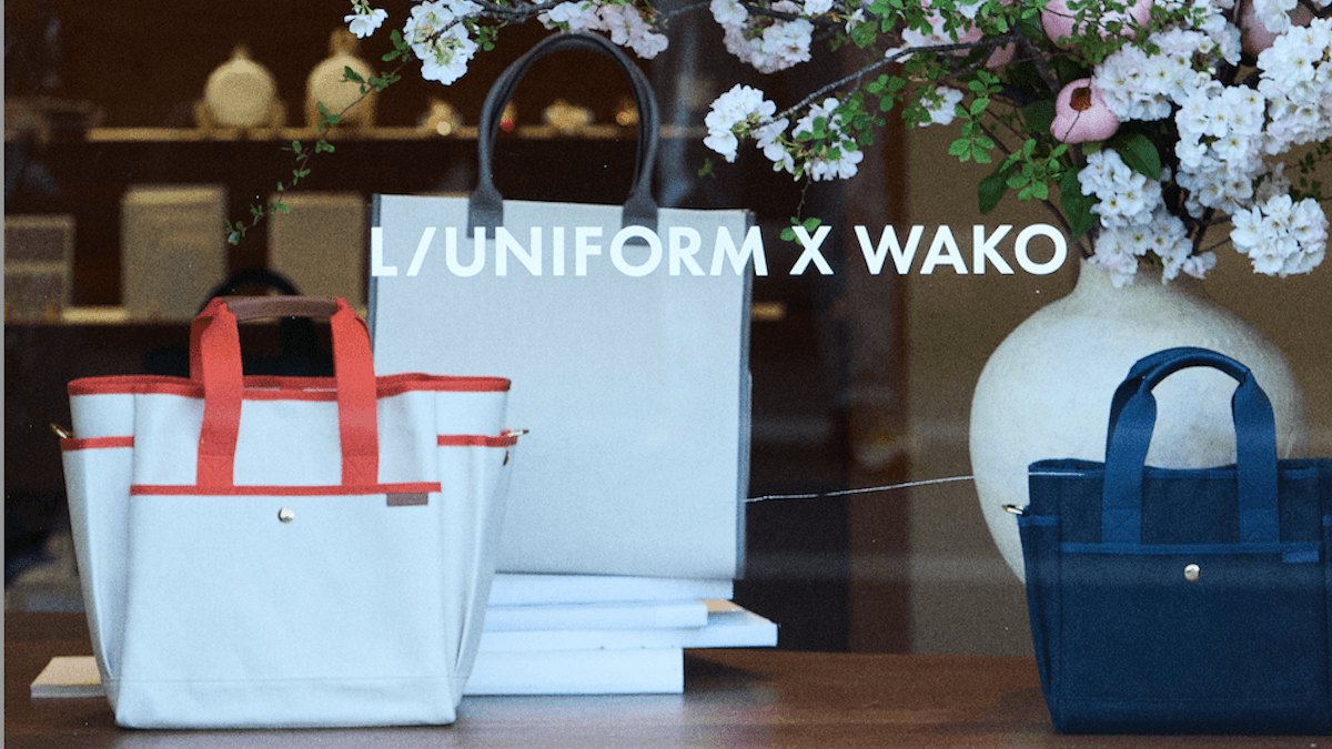 リュニフォームが老舗の和光とコラボ。伝統工芸×フレンチエレガンスの