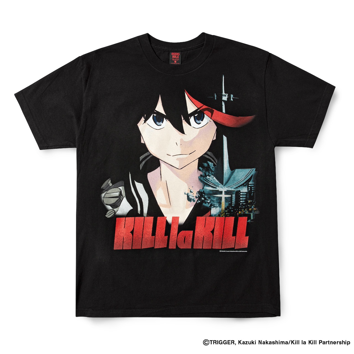 ギークス ルール」がアニメ「キルラキル」とのコラボTシャツを発売 初