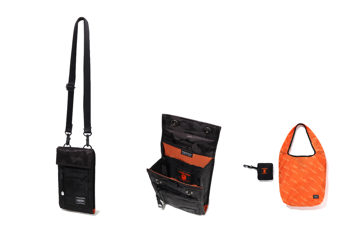 ア ベイシング エイプ®」と「ポーター」がコラボ トラベルがテーマの7