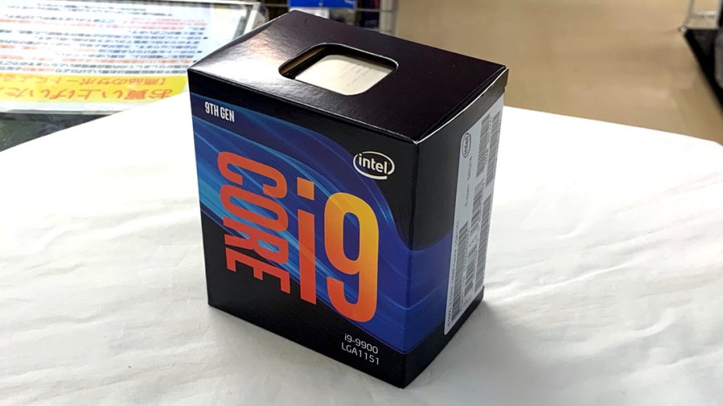 インテル第9世代8コア16スレッドプロセッサーの標準モデル「Core i9