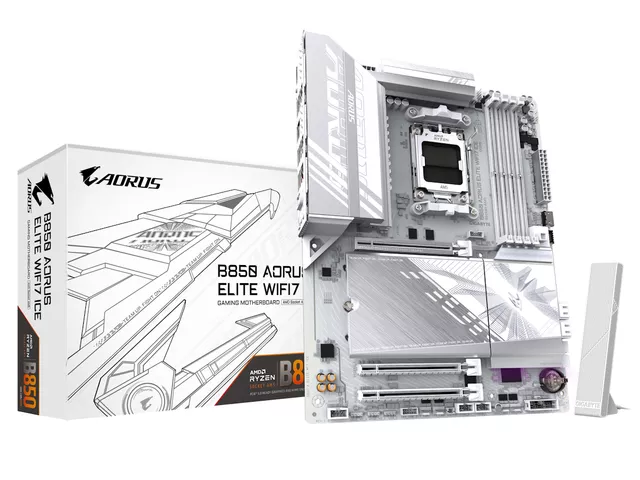 GIGABYTE B850 AORUS ELITE WIFI7 ICE AMD 800シリーズ Socket AM5対応