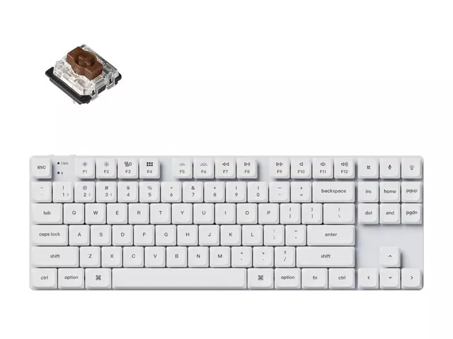 Keychron Keychron K1 SE ダブルショットPBTキーキャップ搭載