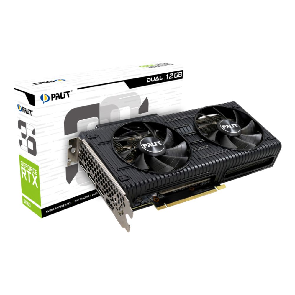 NE63060019K9-190AD - Palit GeForce RTX 3060 Dual 12GB GDDR6