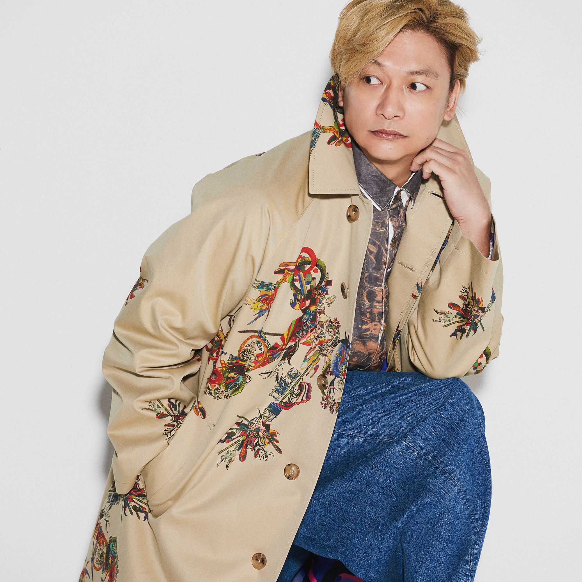 香取慎吾のアートを落とし込んだコート登場──ヤンチェ_