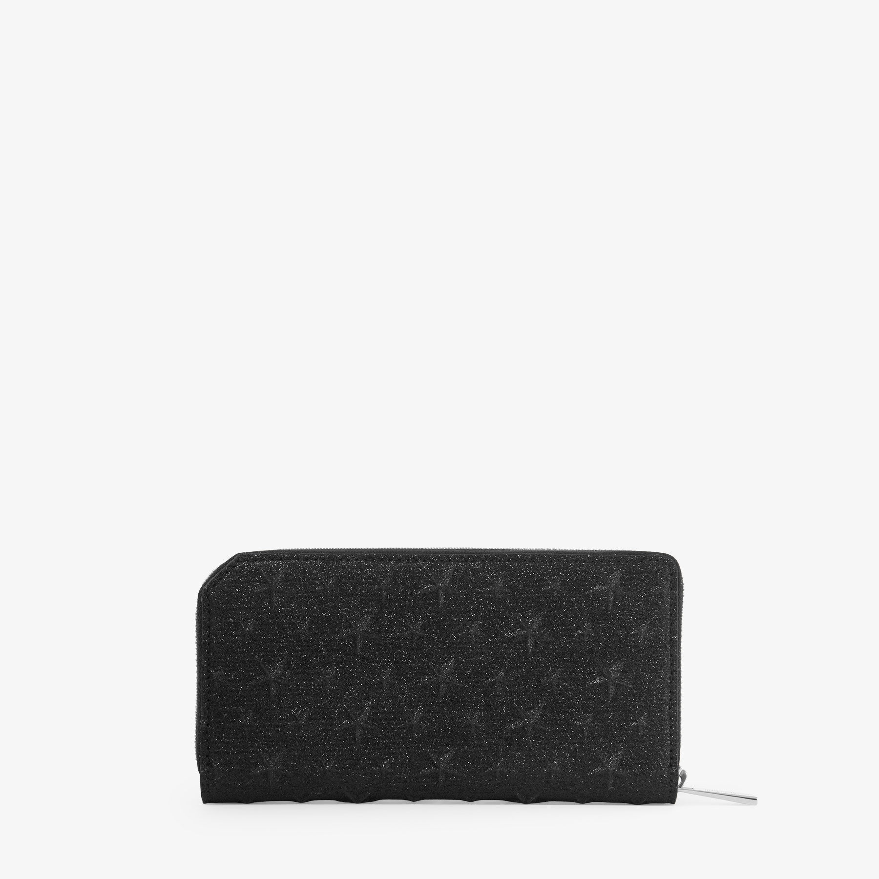 カーナビー / S | ブラック グリッターレザー・ウォレット | ジミー チュウ