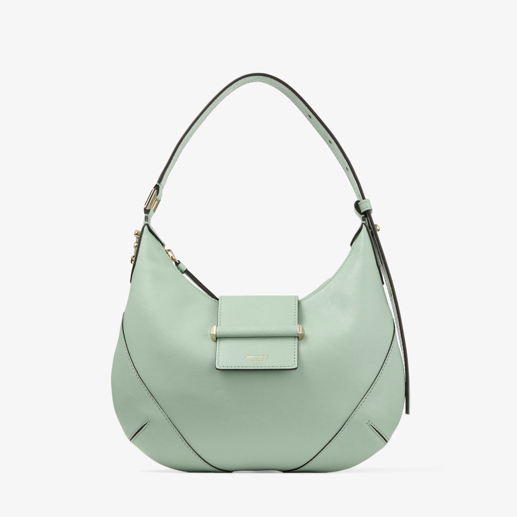 バー ホーボー スモール | ヴェルデ バイカーレザー・ショルダーバッグ