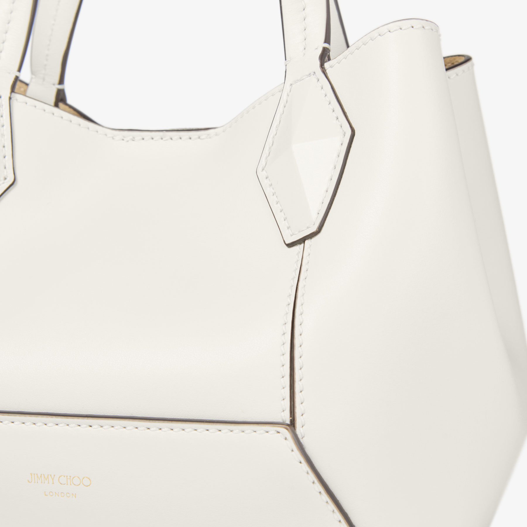 ダイヤモンド トート / S | ラテ レザー・トートバッグ | ジミー チュウ