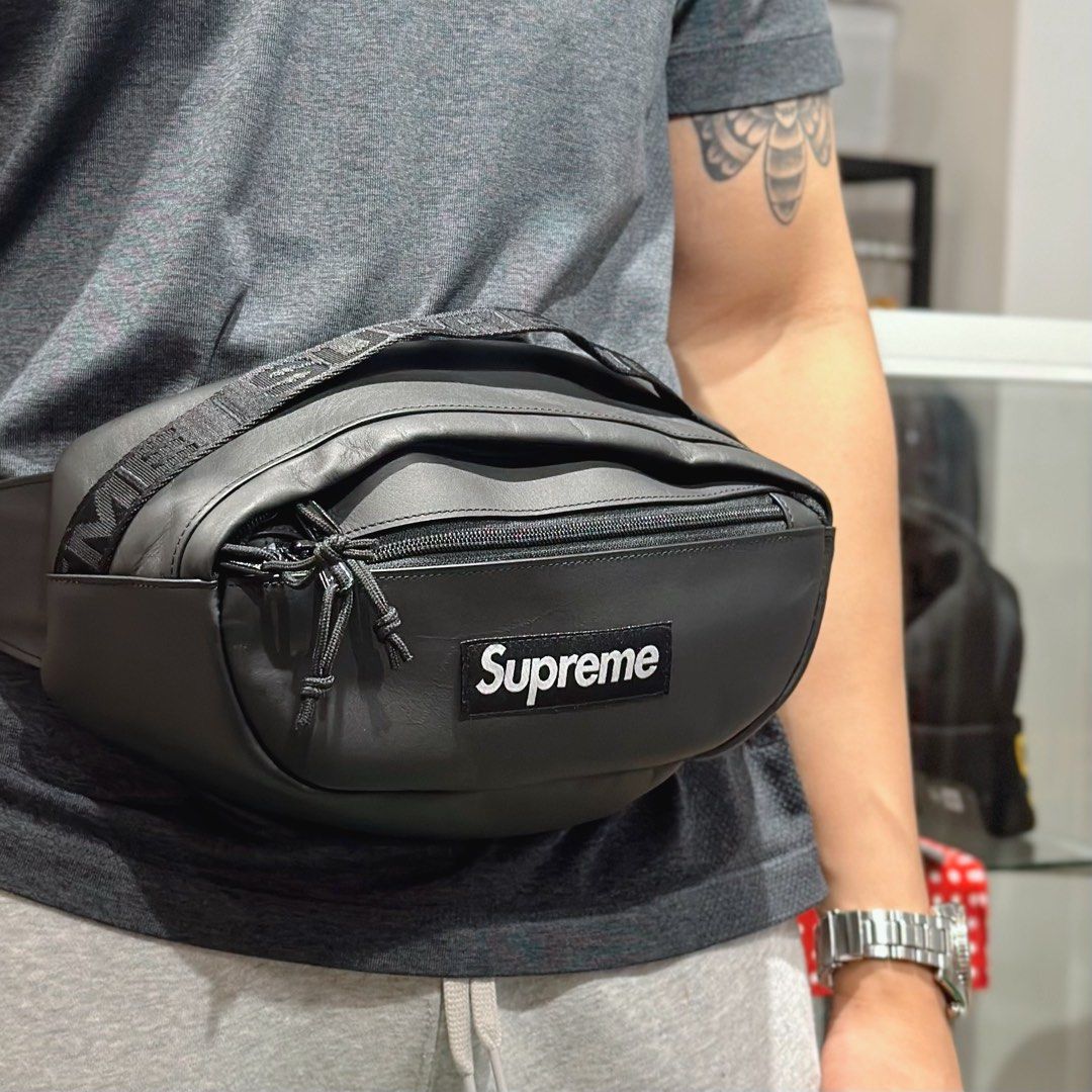 ウエストバッグ 17ss Supreme SUPREME Leather ウエスト 17SS supreme