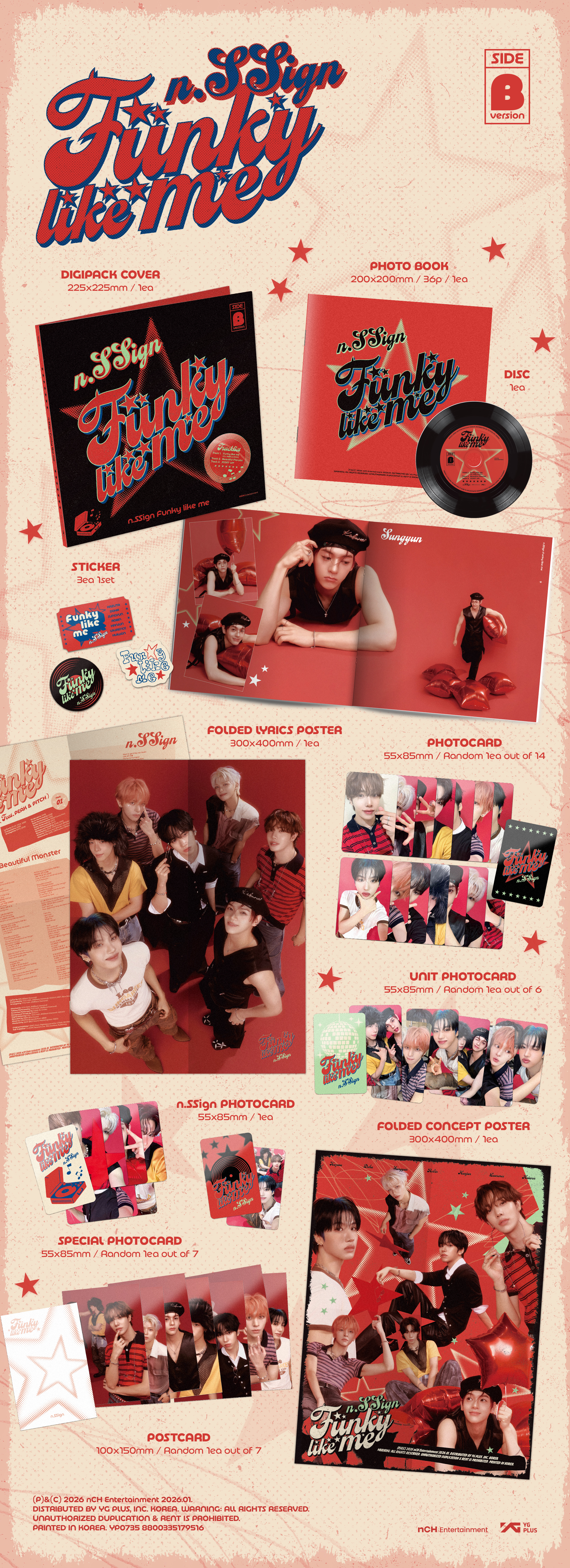 jp.ktown4u.com : [2CD セット] n.SSign - [Funky like me]
