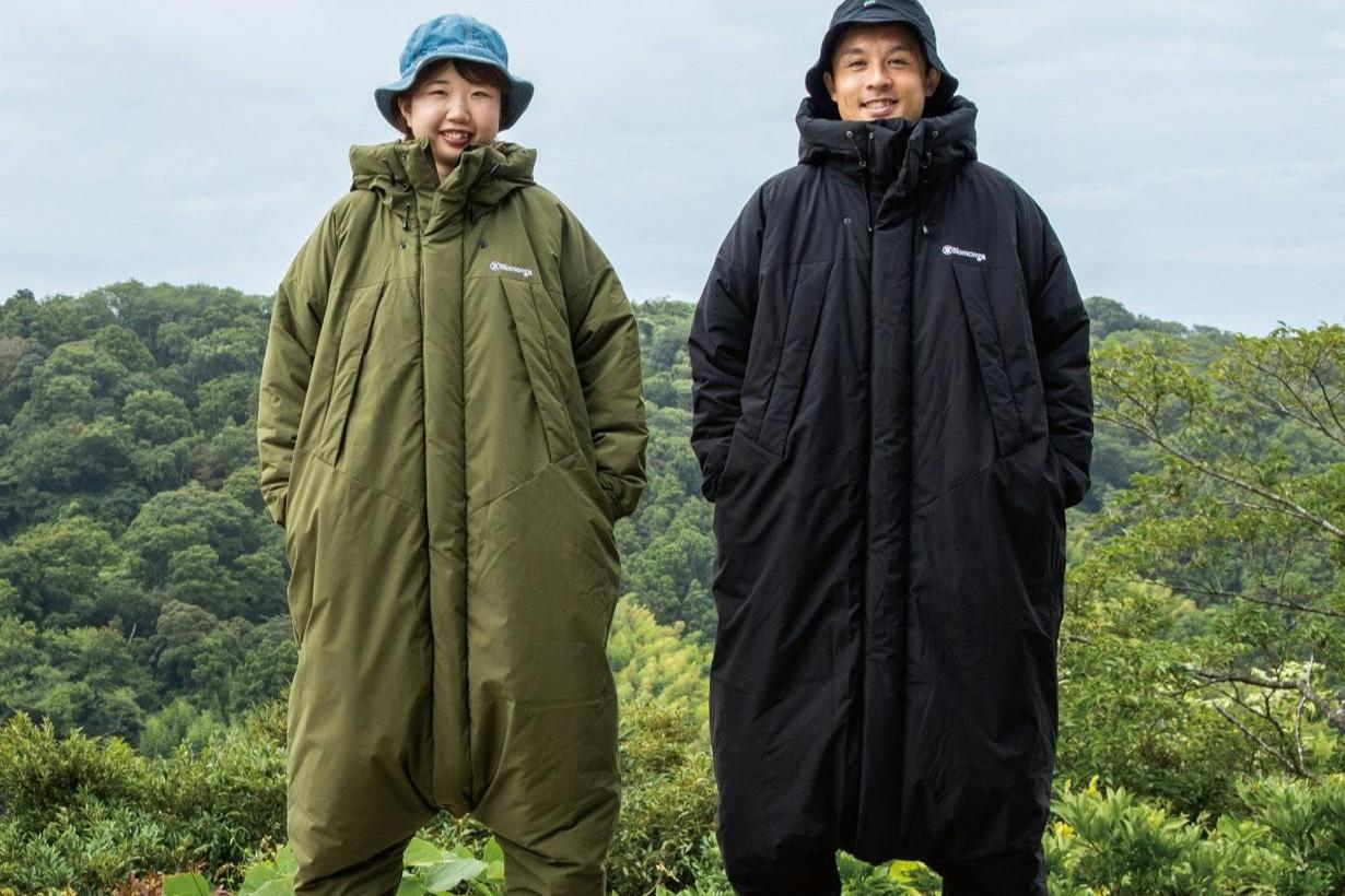 体温が暖房に。冬キャンプも災害時も安心の着る寝袋「モモンガ