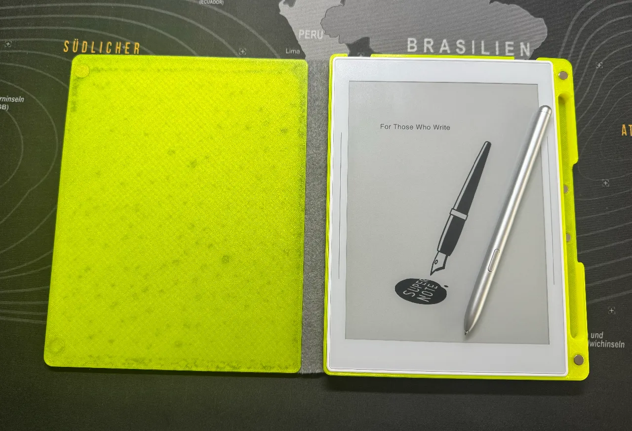 Case - Supernote A6X2 Nomad with pen by mcp32 | Download free STL