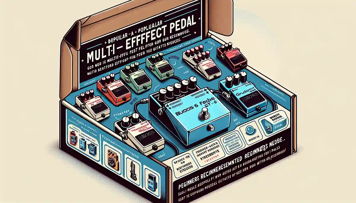 ペダル装備でギター初心者におすすめの人気マルチエフェクター BOSS GT-6