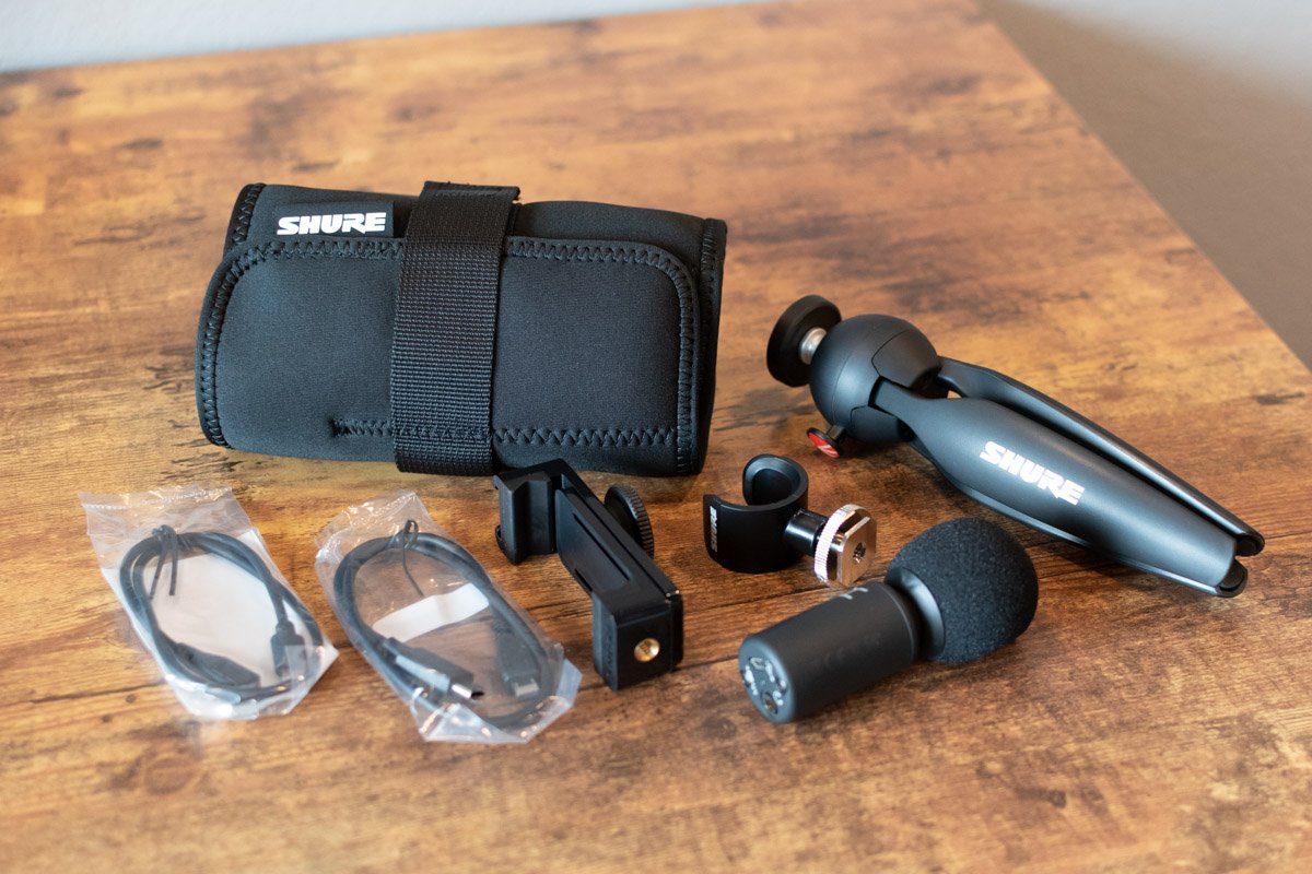 Shure MV88+ Video Kit Mic and Video Accessory Kit - 042406551922