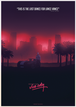 ファンアート: Tom van Dijkの『GTA』ポスターリメイクなど - Rockstar