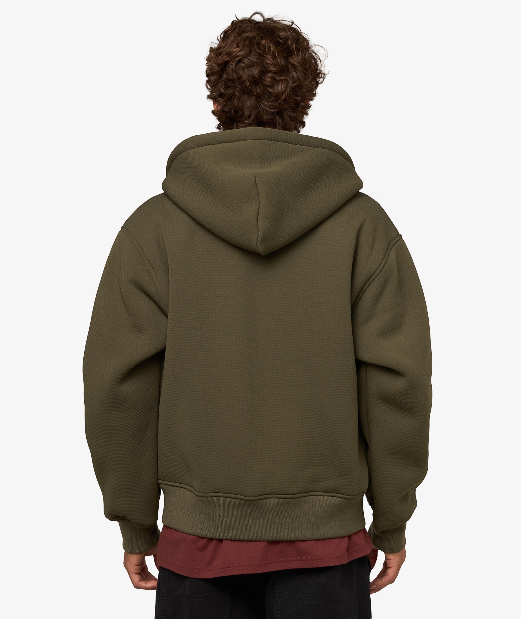 Stüssy Bonded Sherpa Hoodie | Khaki | SVD USA