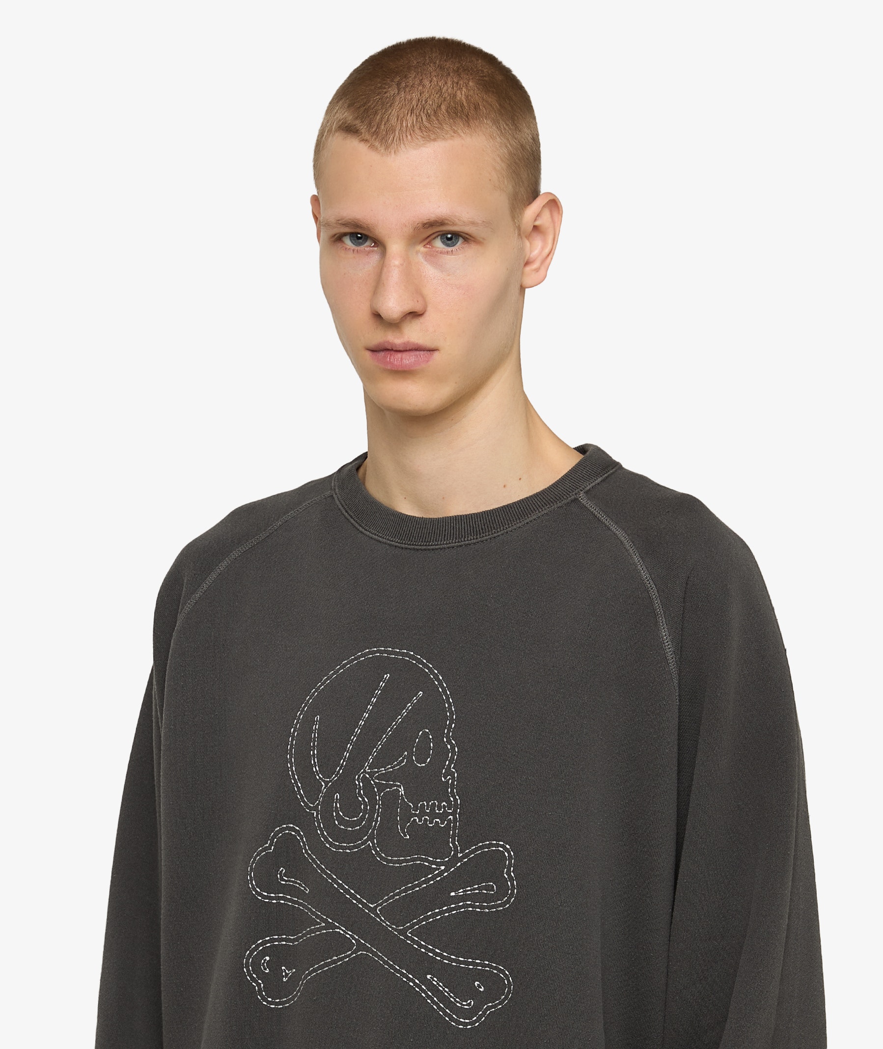Neighborhood Pigment Dyed Crewneck | Dark Green | SVD USA
