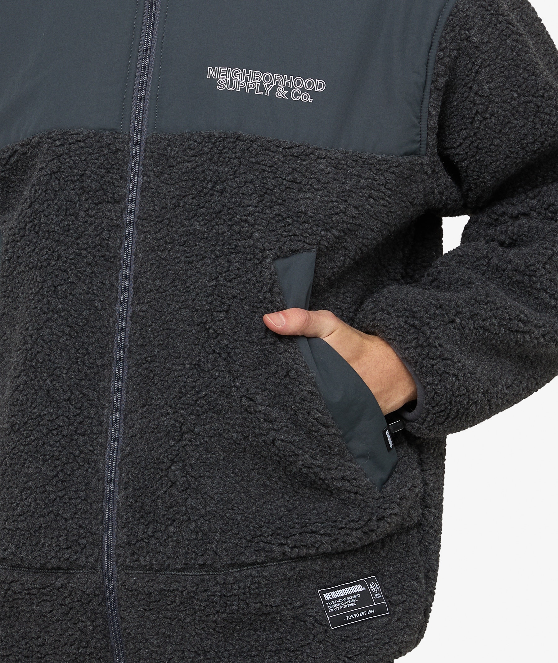 Neighborhood Fleece Jacket | Charcoal | SVD USA