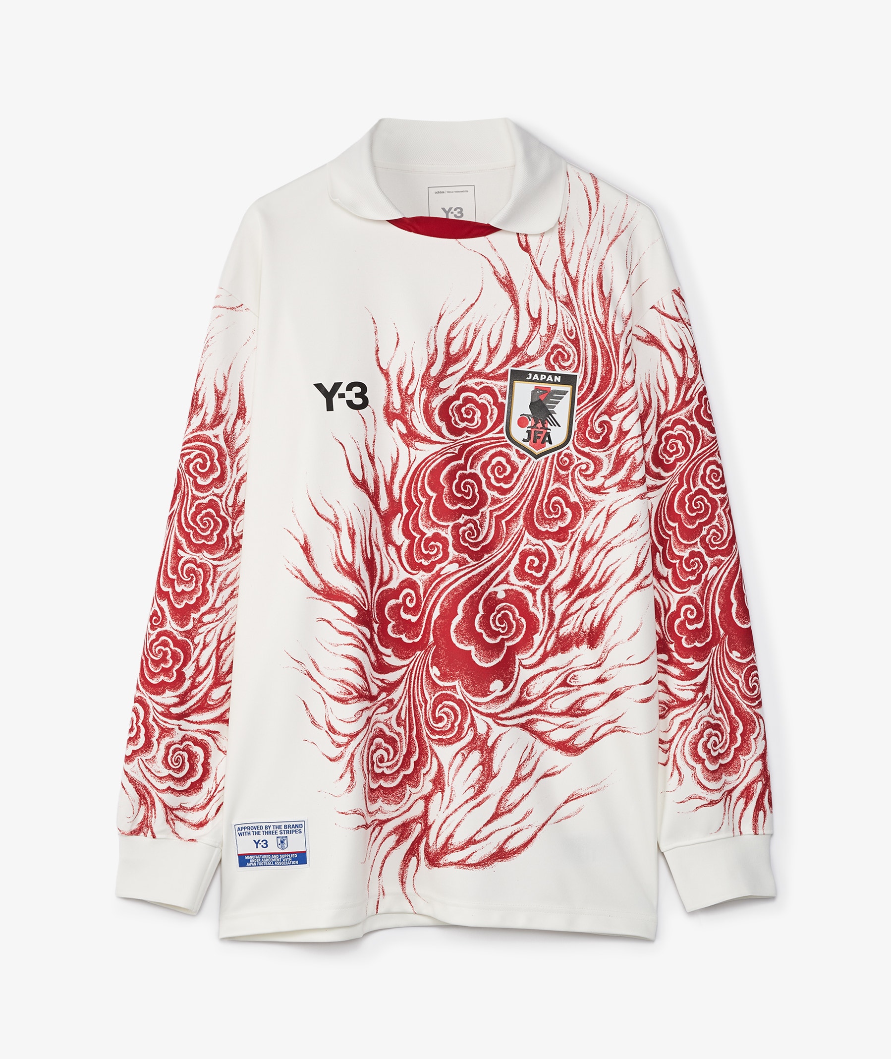 adidas Y-3 JFA Long Sleeve T-Shirt in Black | SVD USA