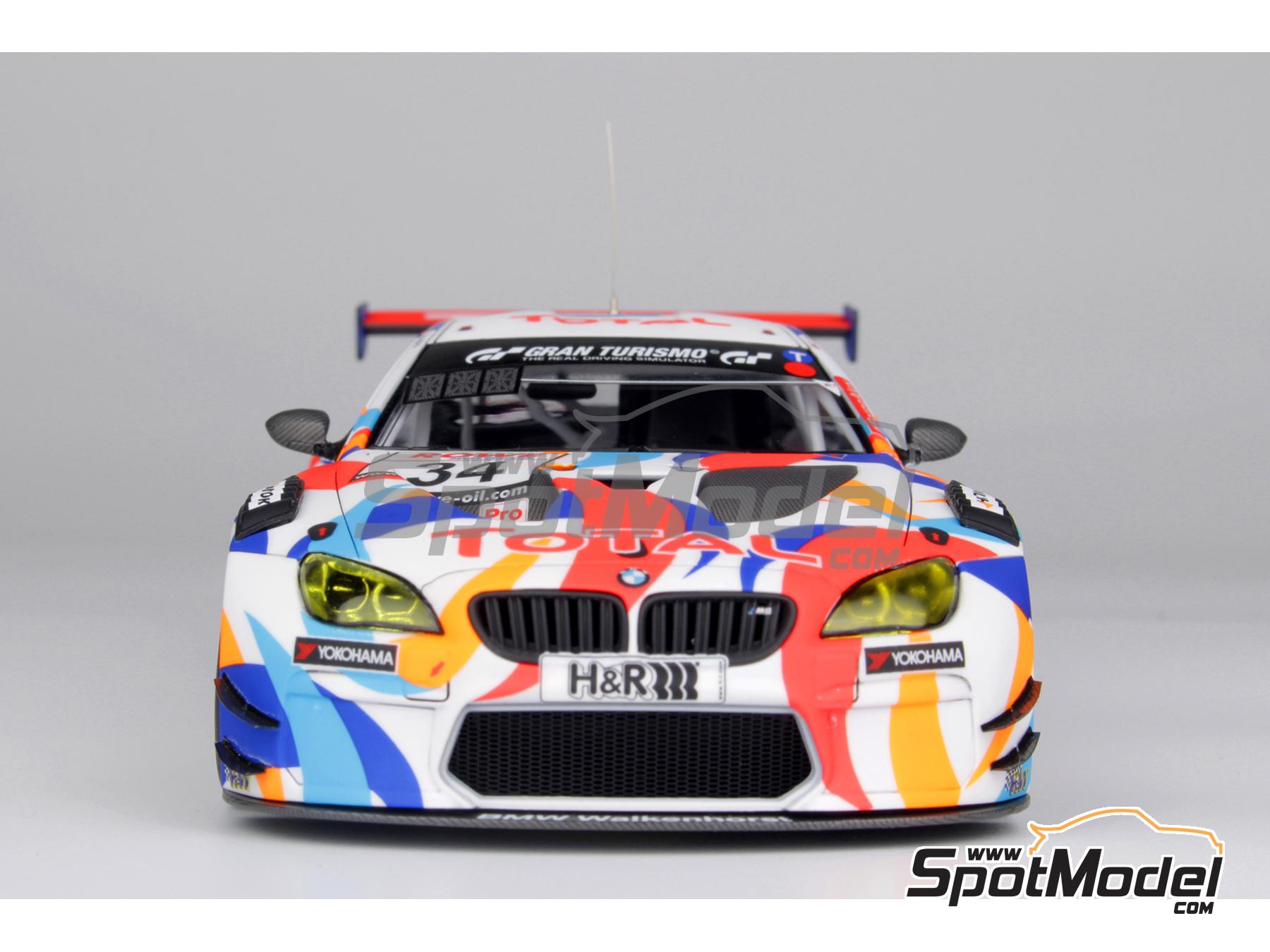 Nunu PN24042: Car scale model kit 1/24 scale - BMW M6 GT3