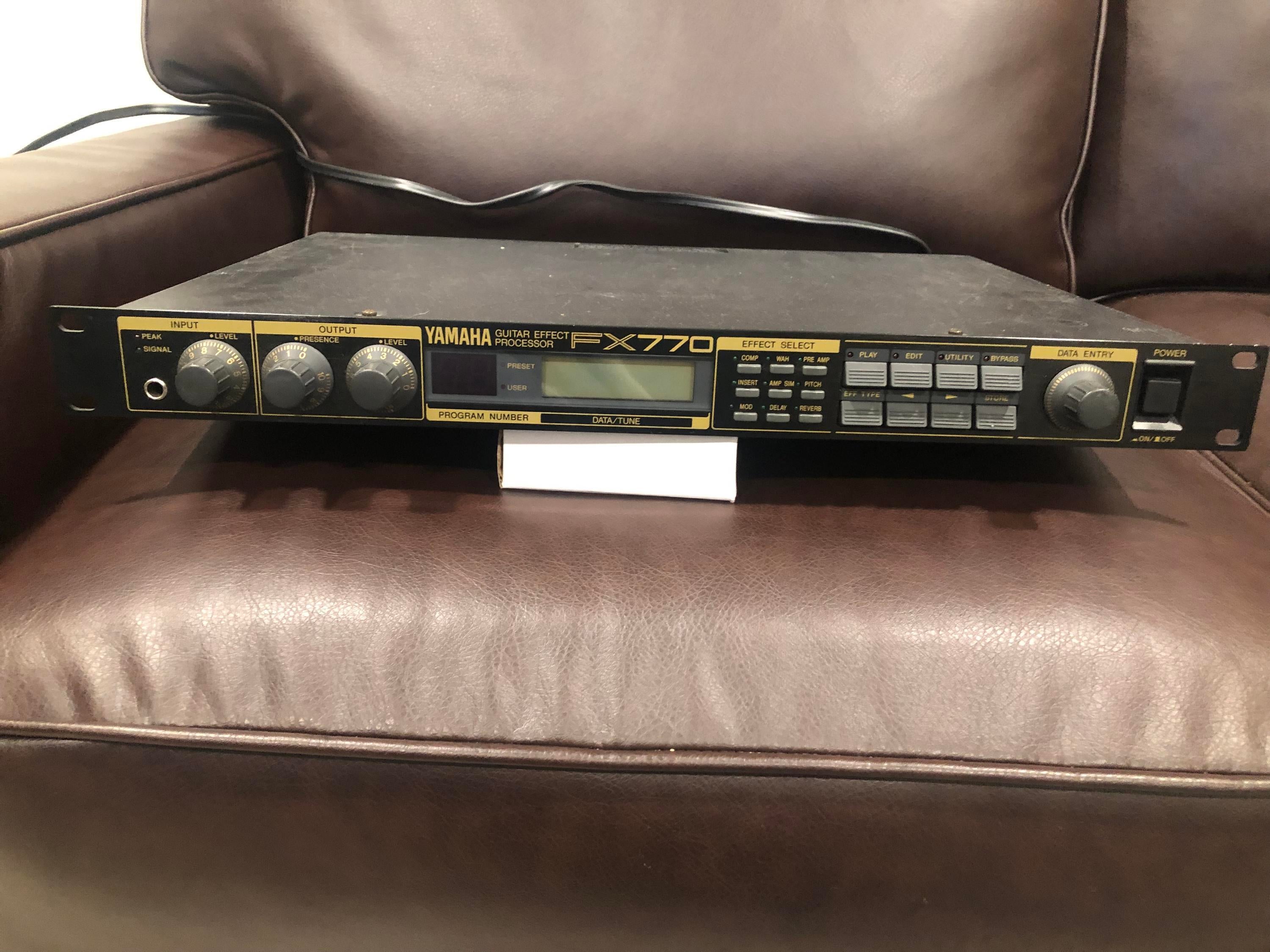 YAMAHA FX770 GUITAR EFFECT PROCESSOR 【公式通販】