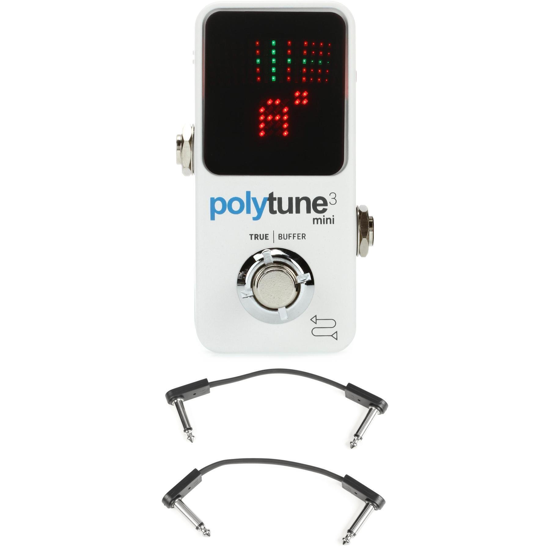 TC Electronic PolyTune 3 Polyphonic LED Guitar Tuner Pedal with