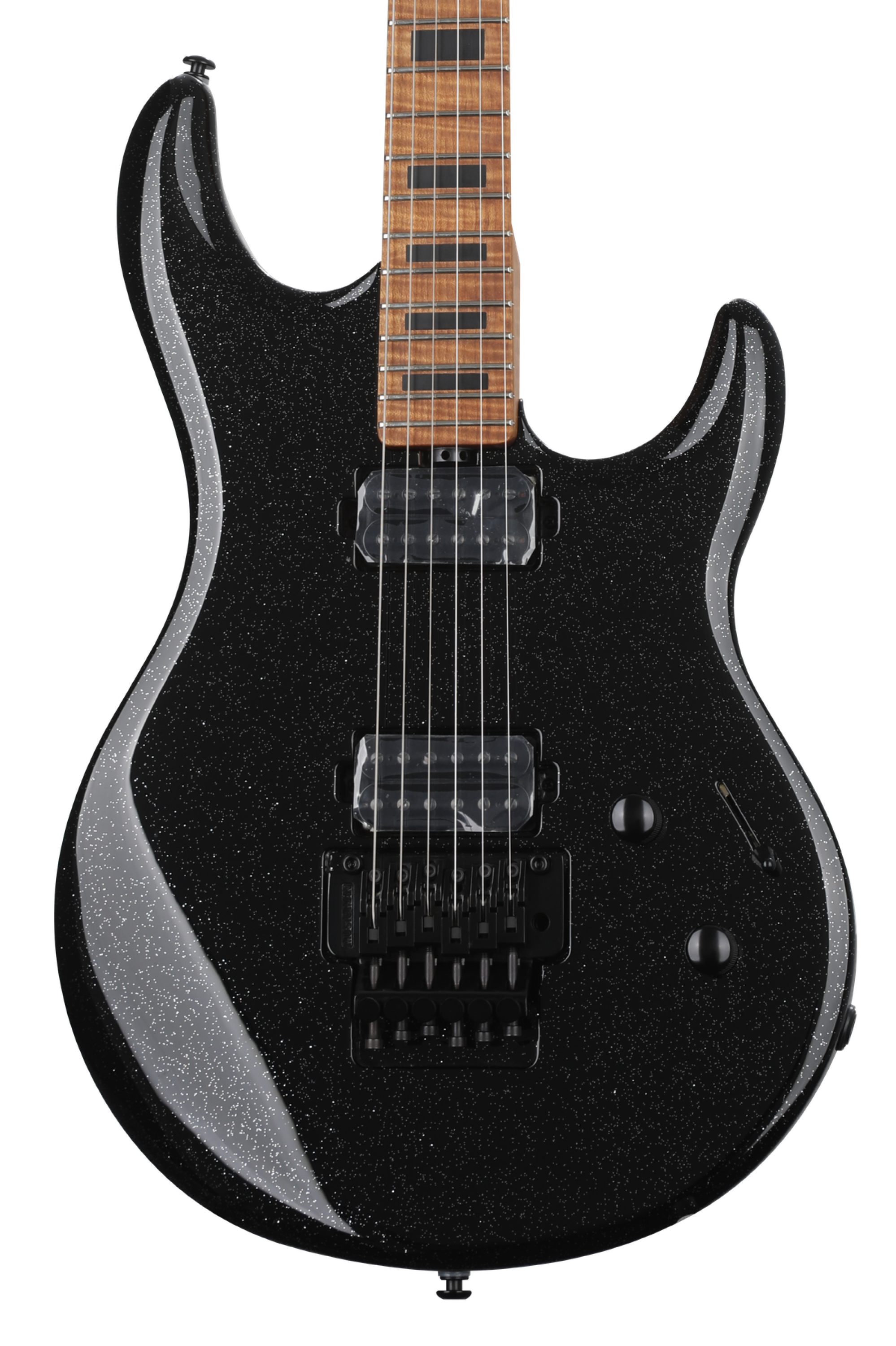 Ernie Ball Music Man BFR Luke III - Classic Black Sparkle | Sweetwater
