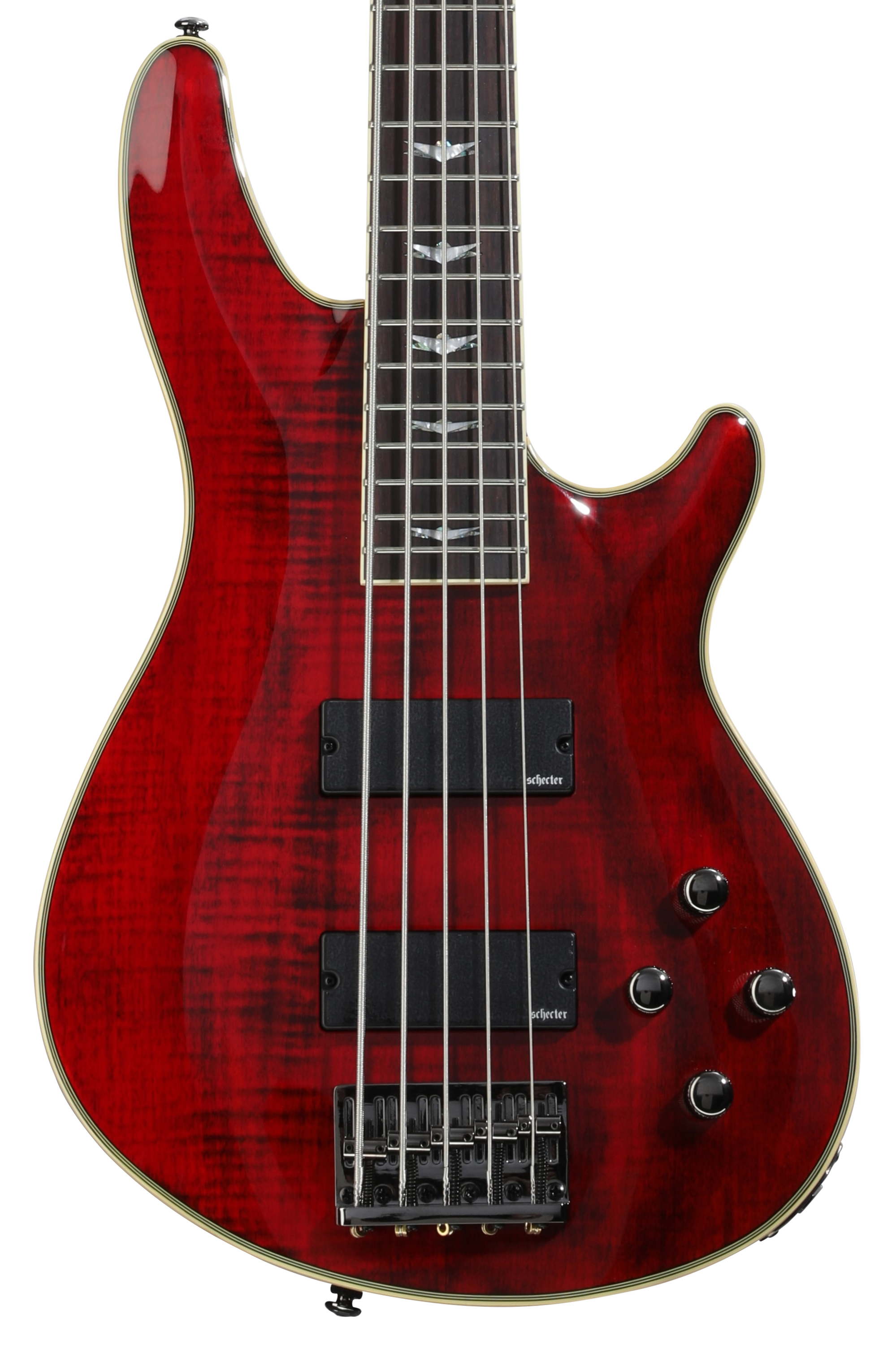 Schecter Omen Extreme-5 Bass Guitar - Black Cherry | Sweetwater