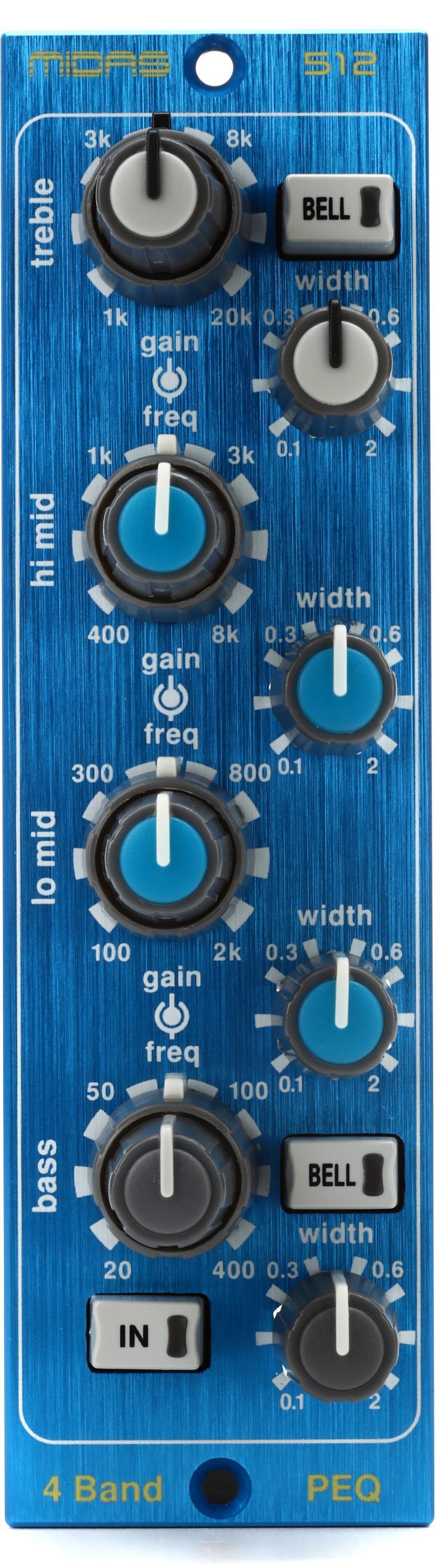 Midas 512 V2 500 Series Parametric Equalizer | Sweetwater