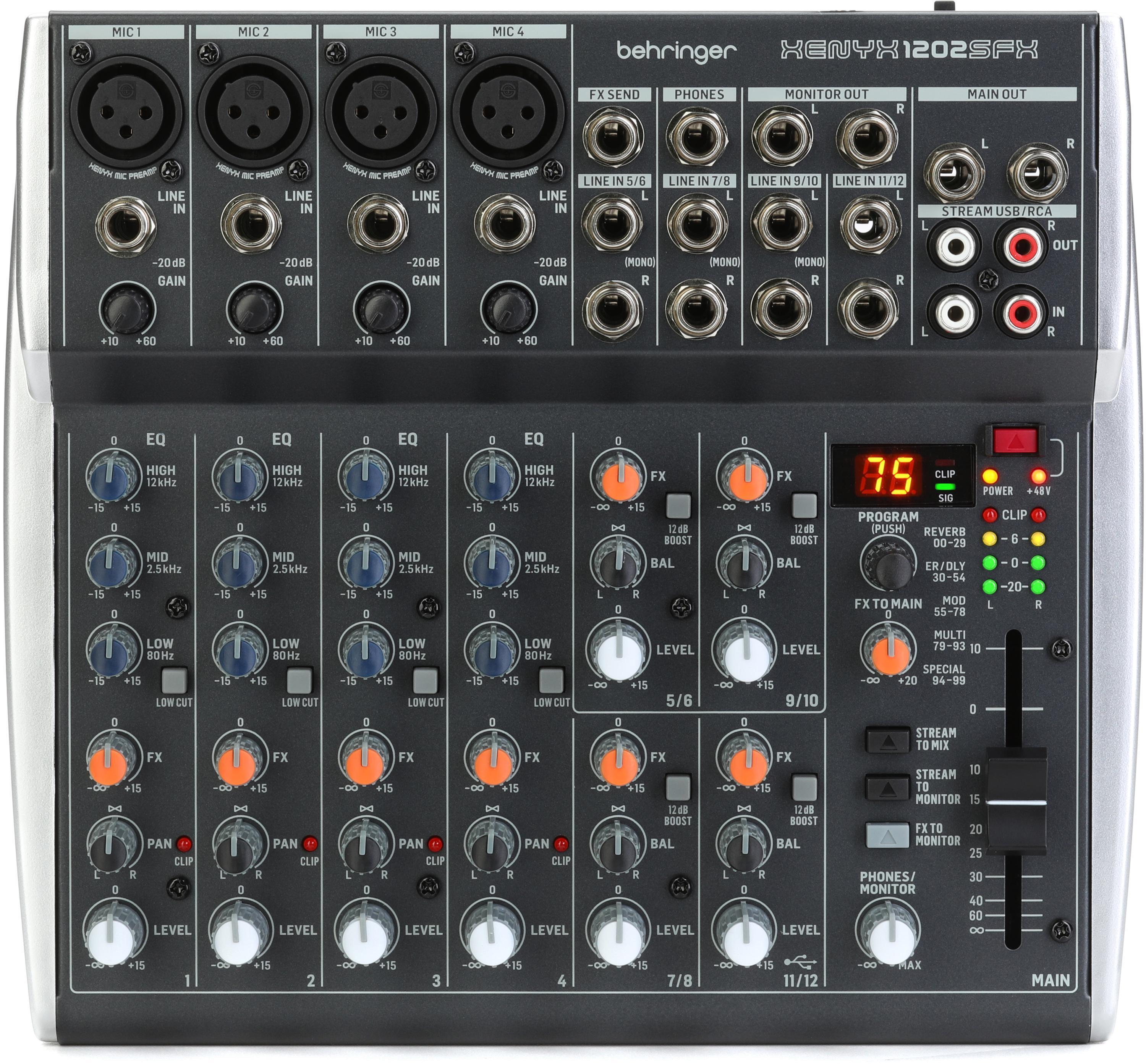 Behringer Xenyx 1002B 10-channel Analog Mixer | Sweetwater