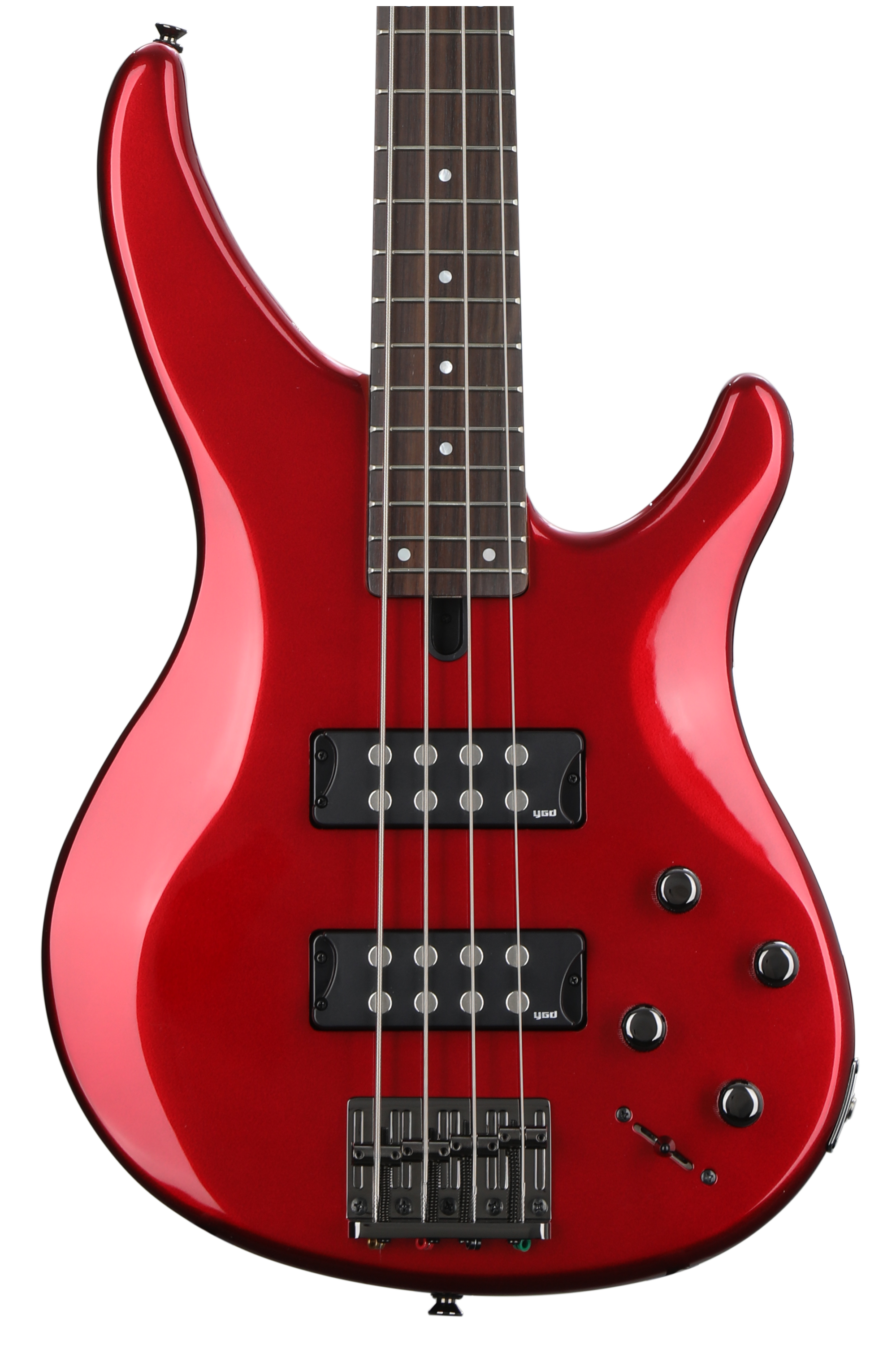 Yamaha TRBX304 4-string Bass Guitar - Candy Apple Red | Sweetwater