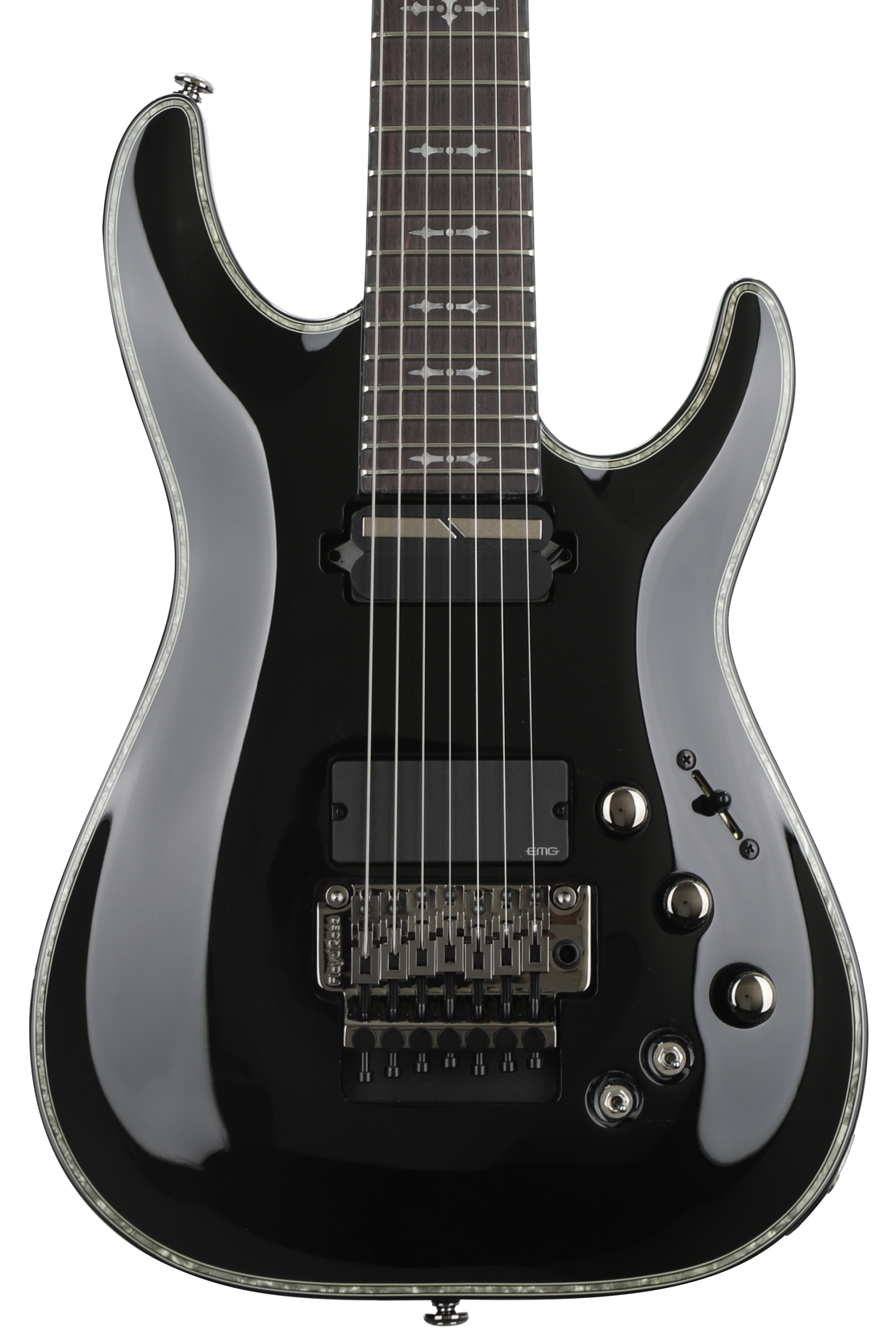 Schecter Hellraiser C-7 FR-S - Black | Sweetwater