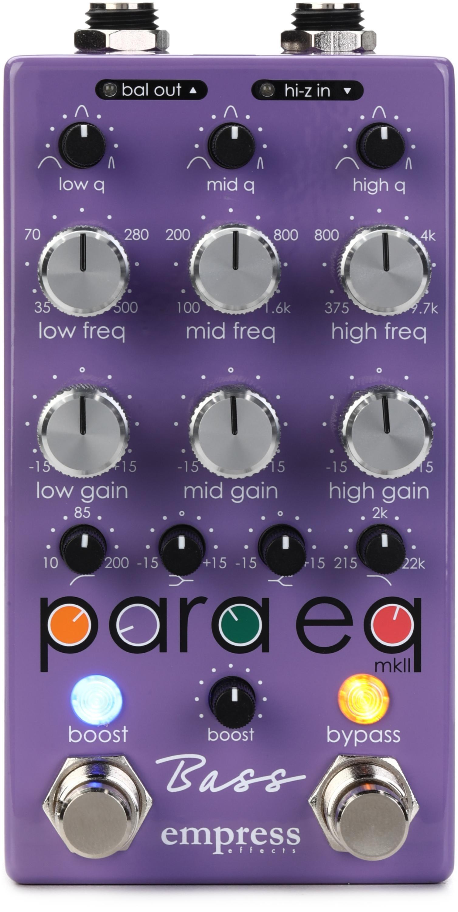 Empress Effects ParaEq MKII Deluxe Parametric Equalizer and Boost