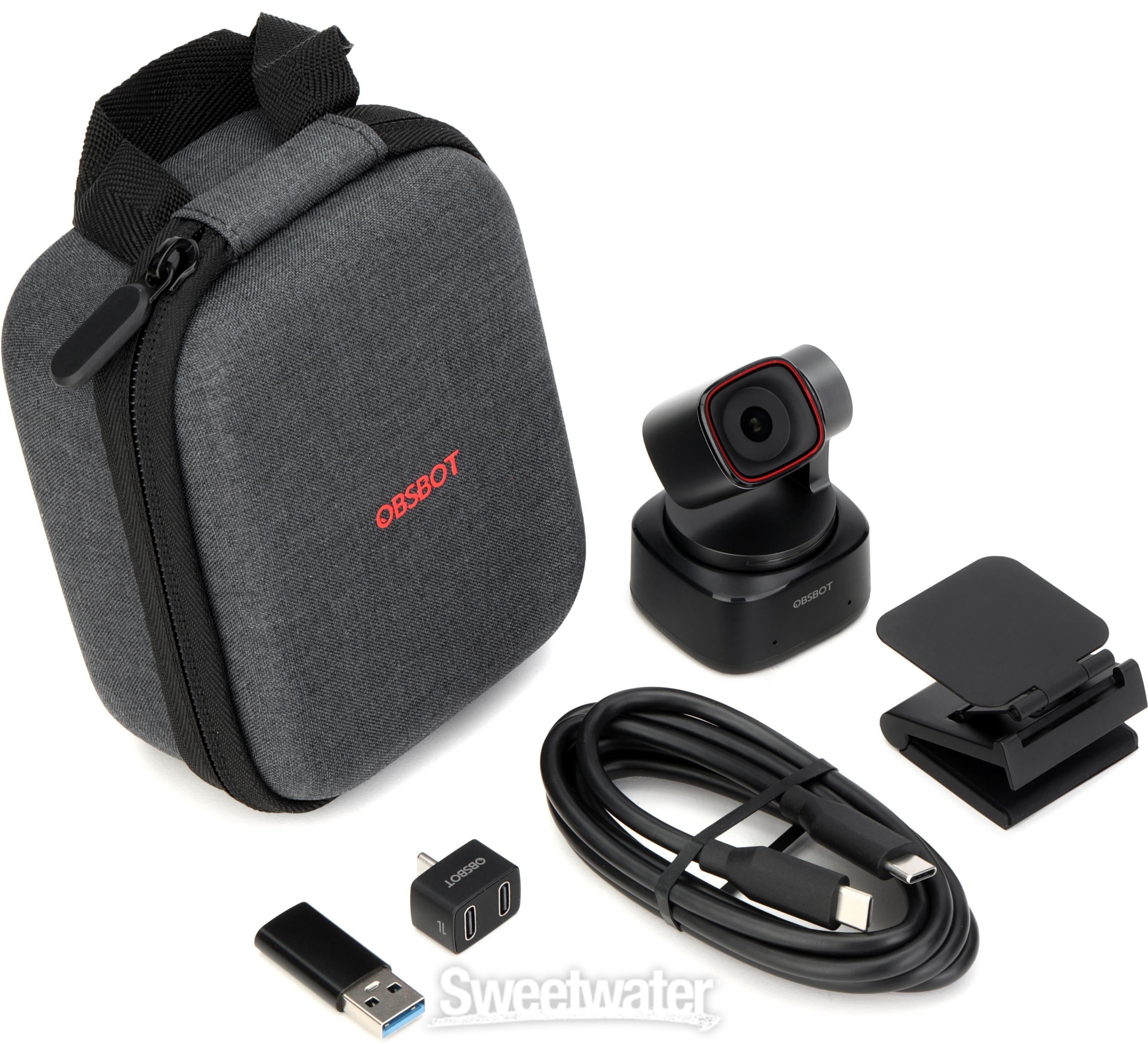 OBSBot Tiny 2 4K PTZ Webcam | Sweetwater