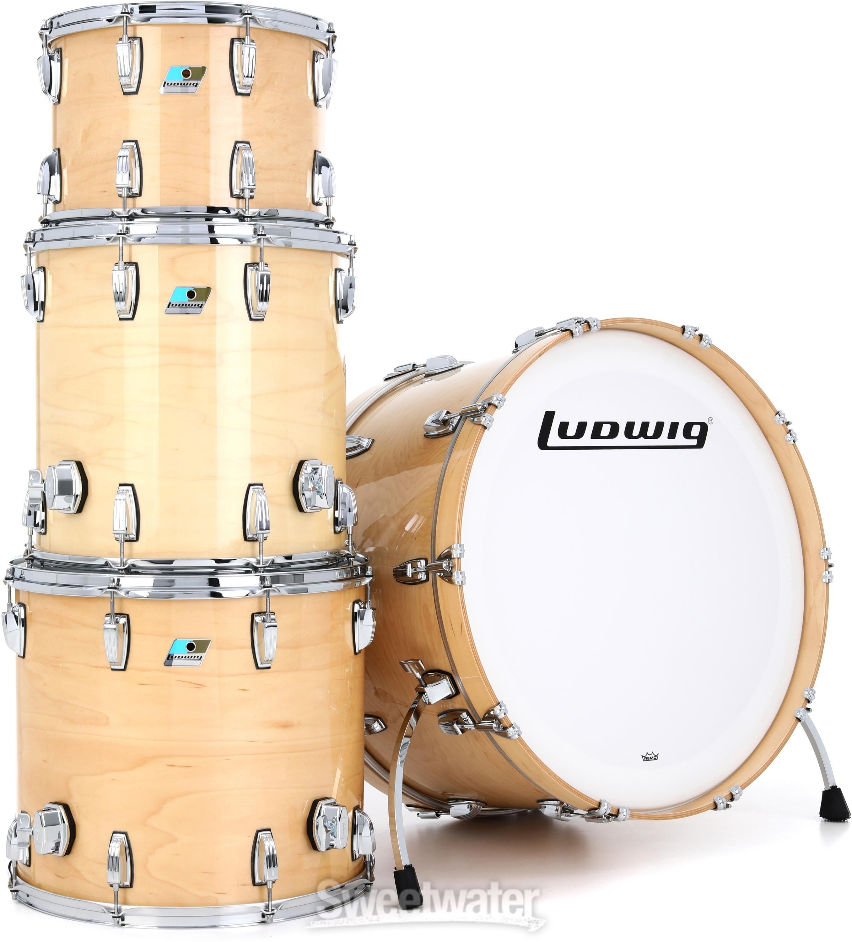 Ludwig Legacy Maple Zep 4-piece Shell Pack - Natural Maple