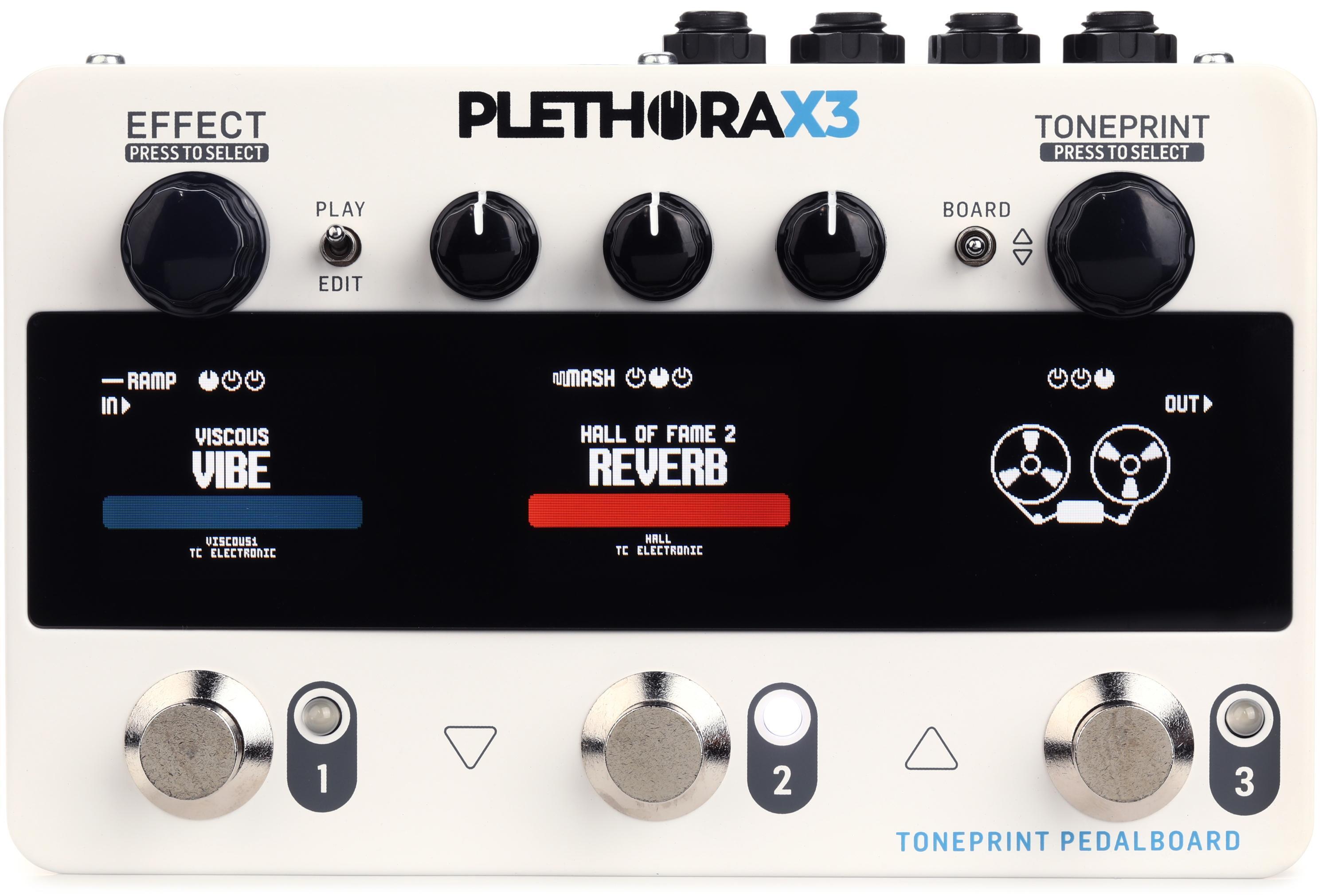 TC Electronic Plethora X3 TonePrint Multi-FX Pedalboard | Sweetwater