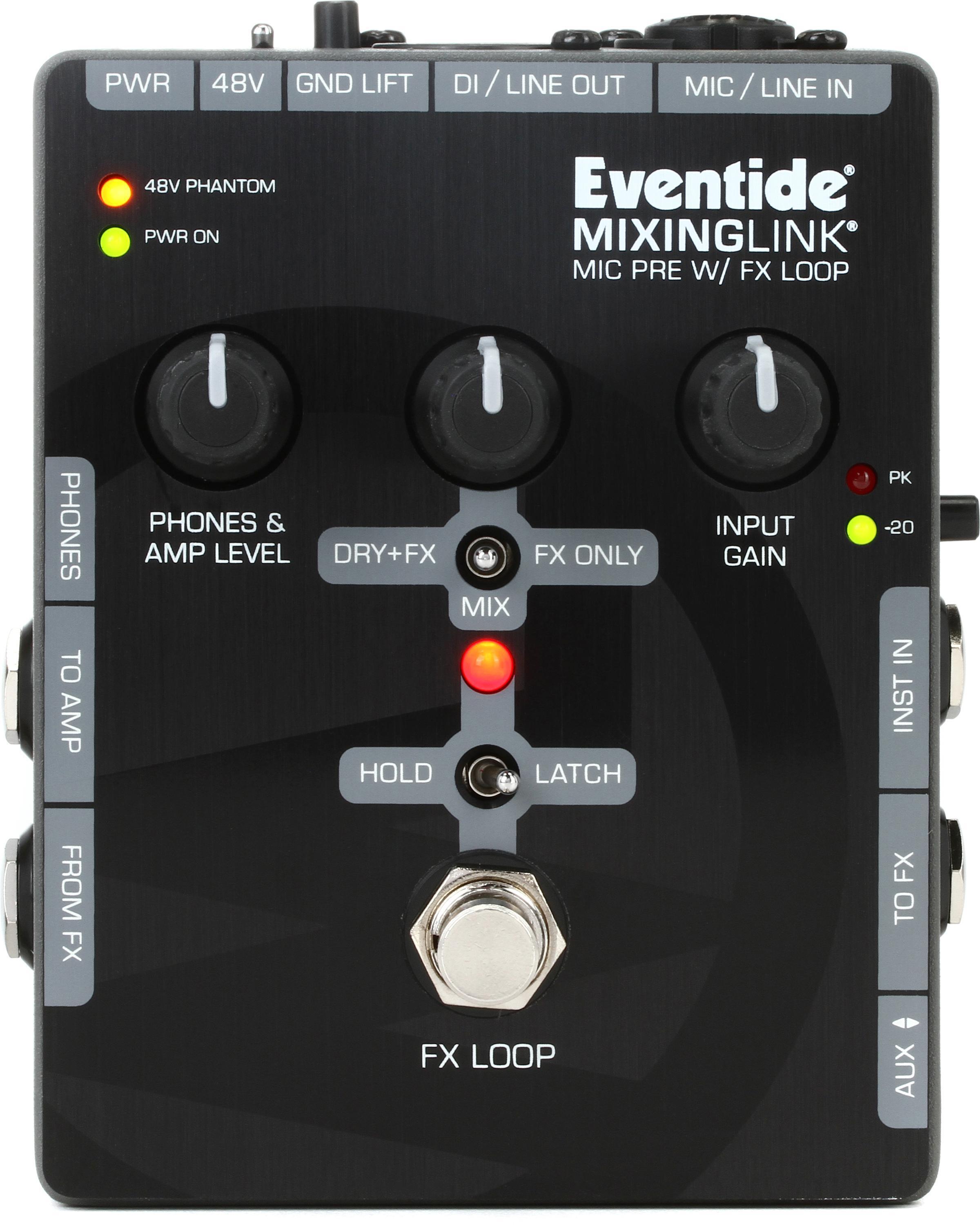 Eventide H90 Harmonizer Multi-effects Pedal and Mixing Link Mic