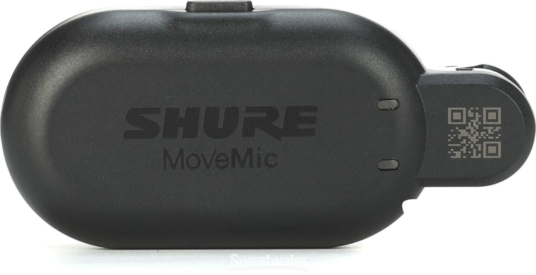 Shure MoveMic One Wireless Lavalier Microphone System | Sweetwater