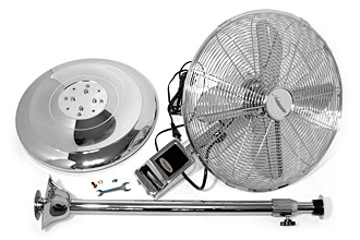 アンバサダー フロアファン (WO-8719) 【 Metalmart 】INTERFORM